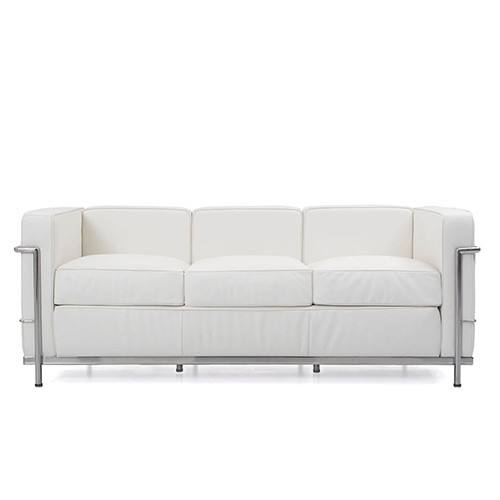 Sofá de 3 plazas modelo blanco
