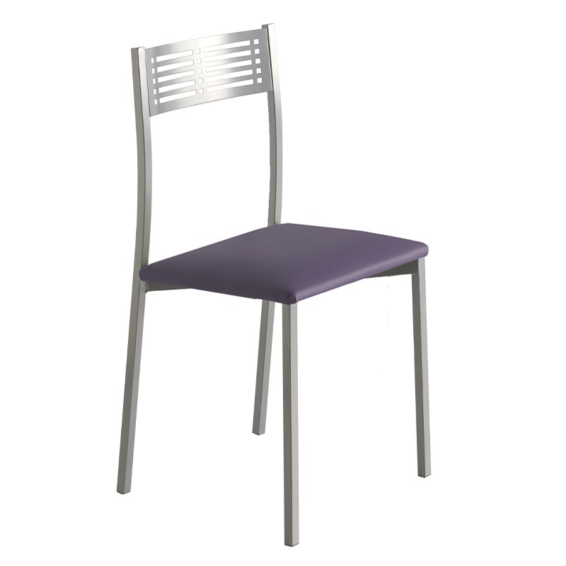 Pack 4 sillas estructura metálica y tapizado a elegir